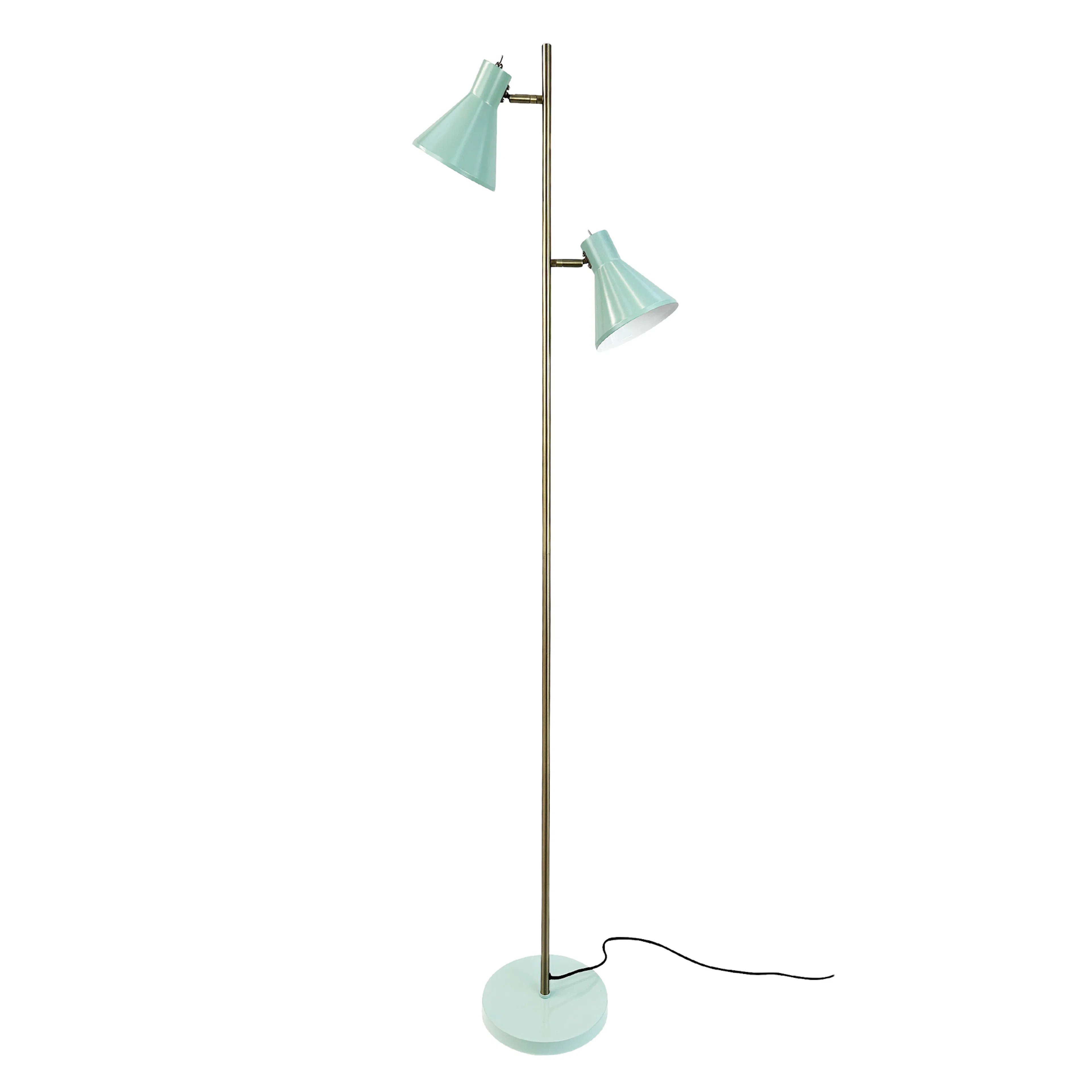 Golvlampa Dyberg Larsen Sleep Grön/Mässing