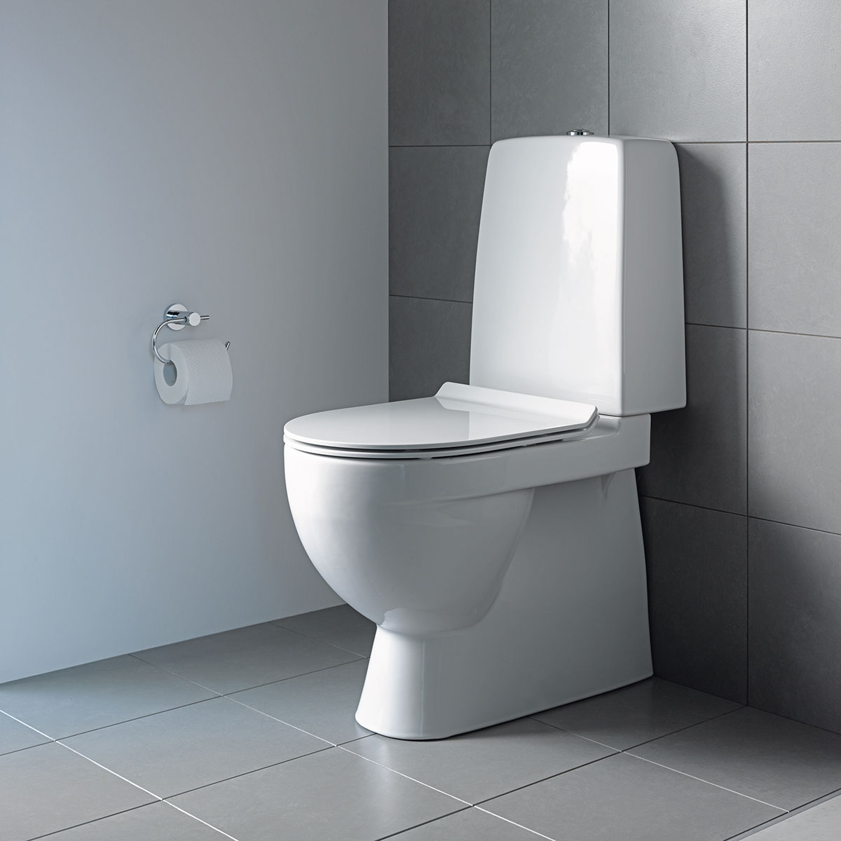 Toalettstol Duravit Durastyle Rimless 010701 med Mjukstängande Hårdsits