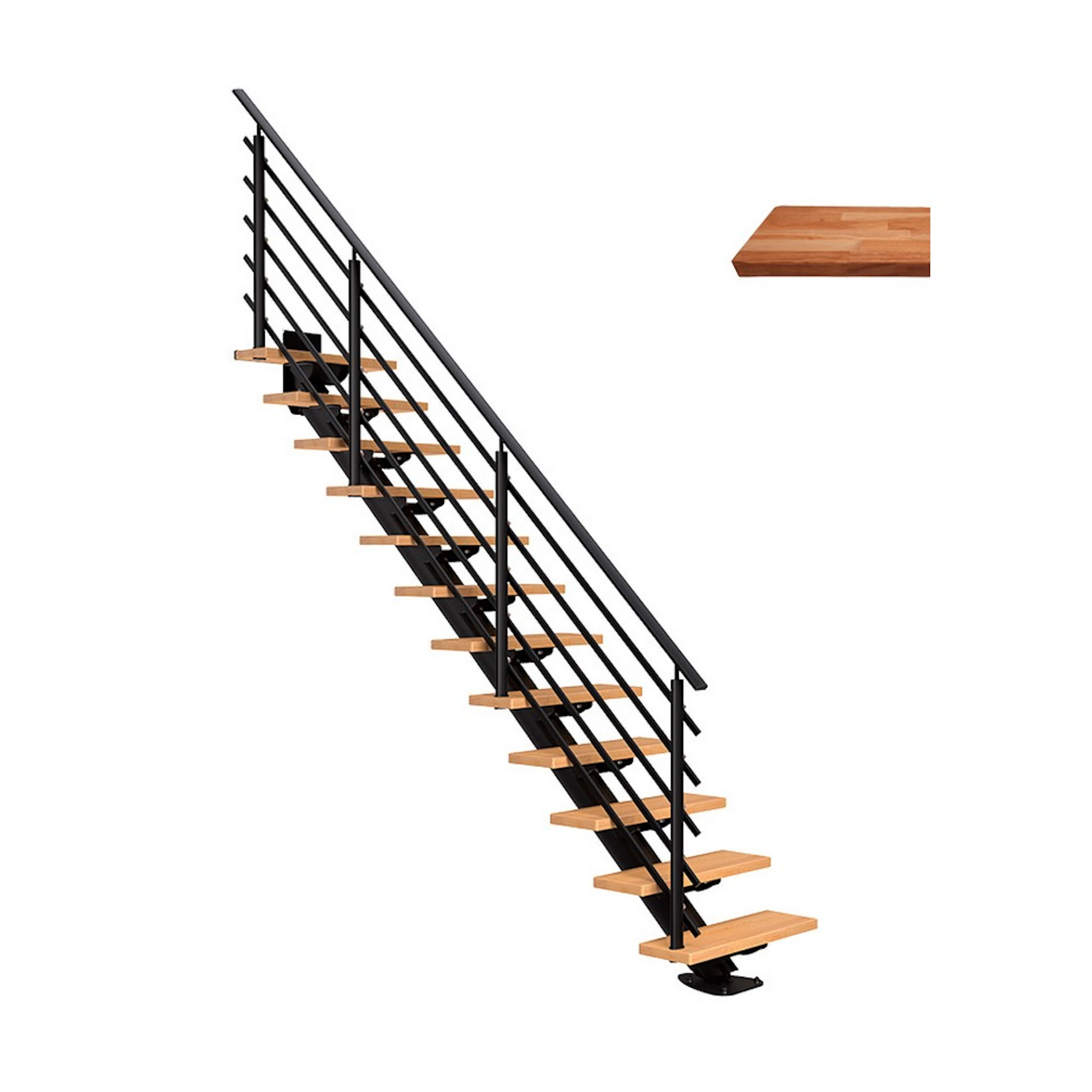 SYDNEY ek oljad rak svart PURE 11S 75W Svart, Bredd: 750 mm, Max Takhöjd: 2700 mm