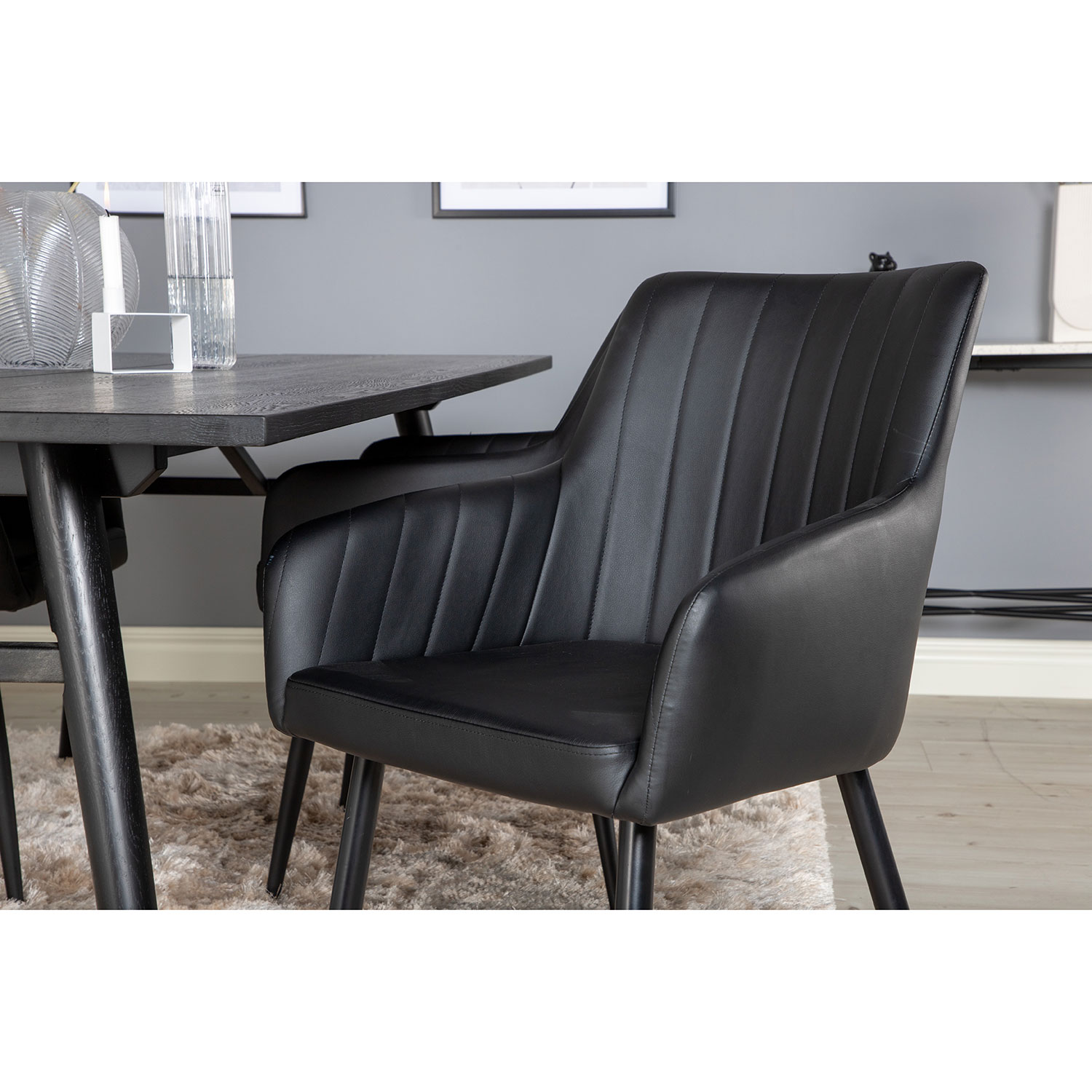 Matgrupp Venture Home Sleek med 4 Comfort stolar