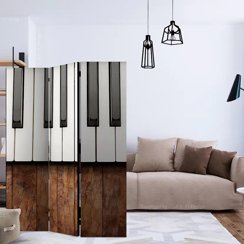 Rumsavdelare Skärmvägg Arkiio Inspired By Chopin Mahogany 135x172 cm