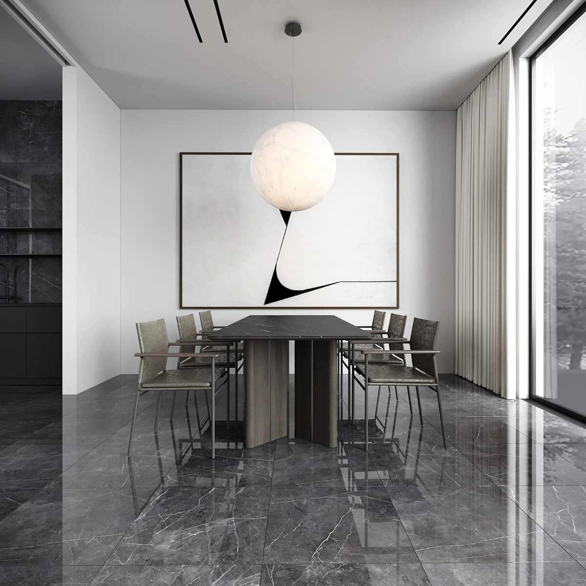 Klinker Venatto Marmor Blank 60x60 cm