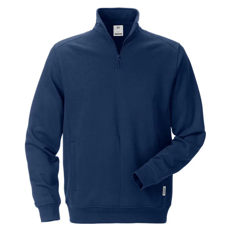 Sweatshirt Fristads med Kort Dragkedja 7607 SM