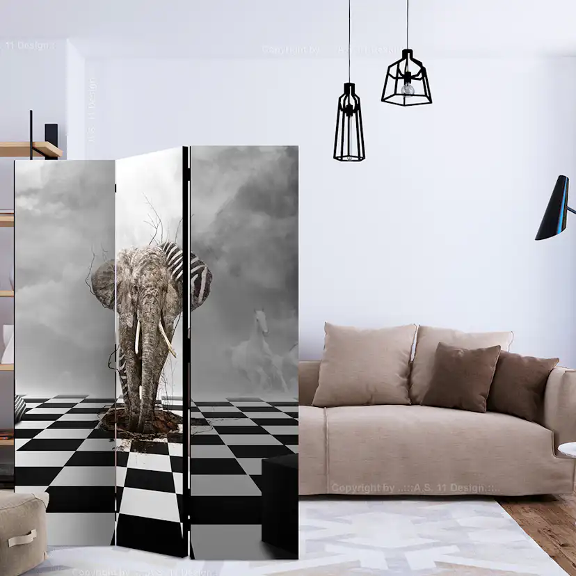 Rumsavdelare Skärmvägg Arkiio Escape From Africa 135x172 cm