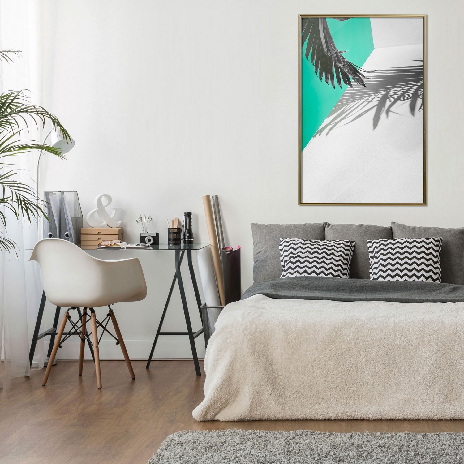 Poster Artgeist Affisch Twig Shadow