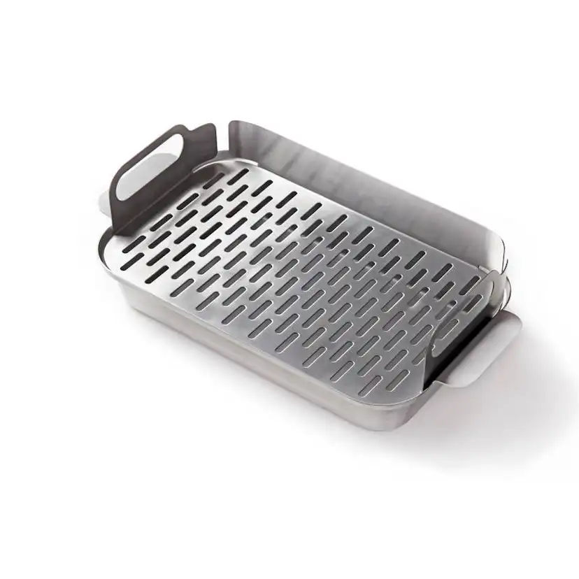 Grillform Fornetto Rostfri Large Med Skärbräda i Bambu