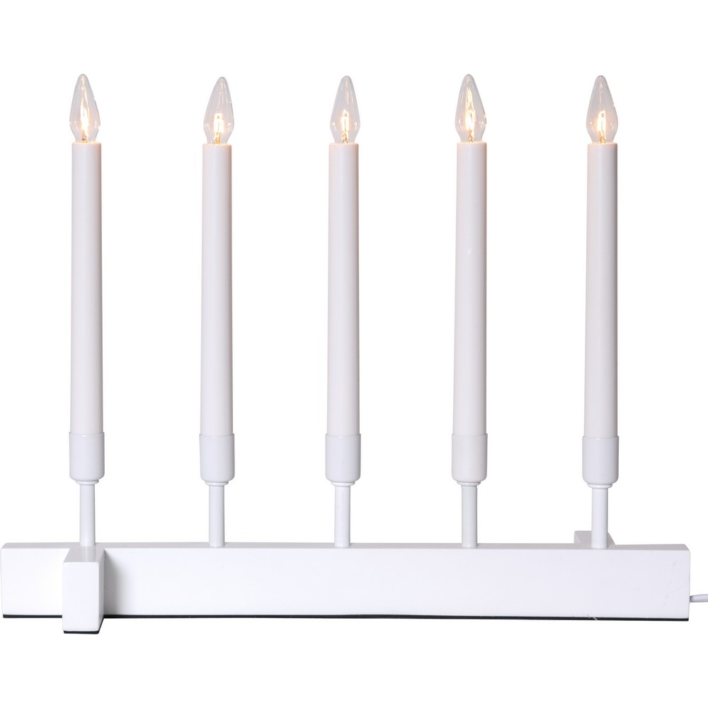 Ljusstake Vind Vit