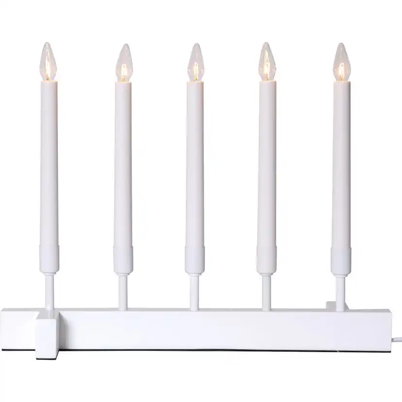 Ljusstake Vind Vit