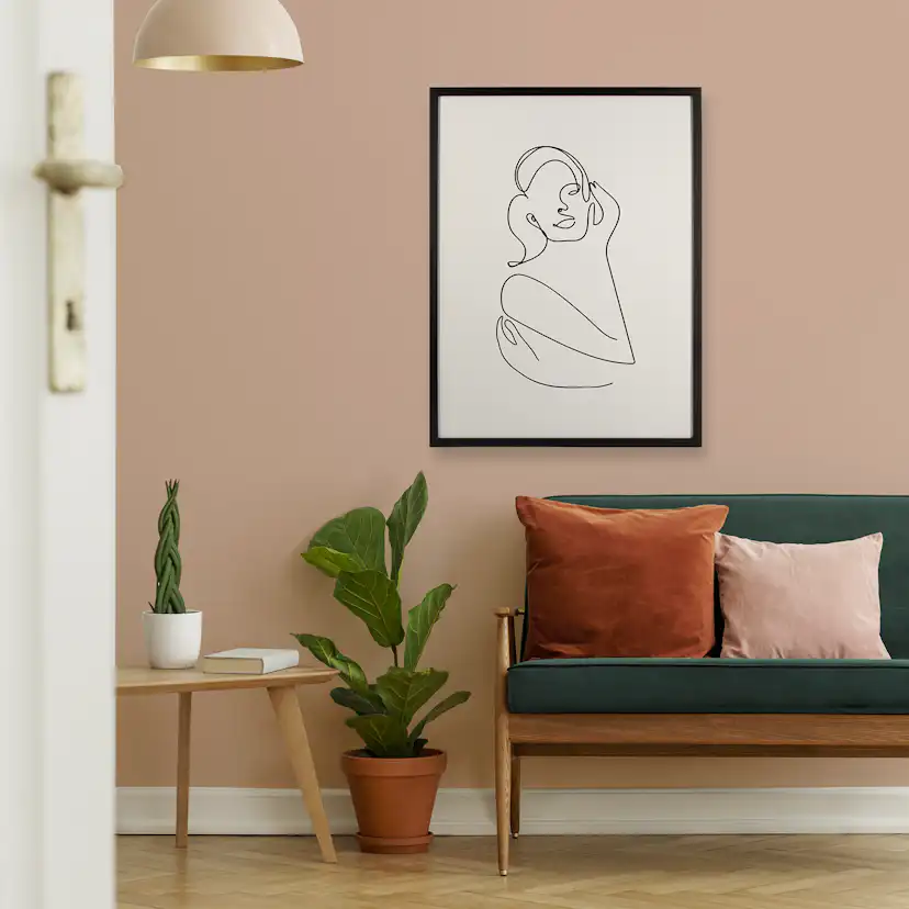 Tavlor Art for the Home Seducing Silhouette Oval