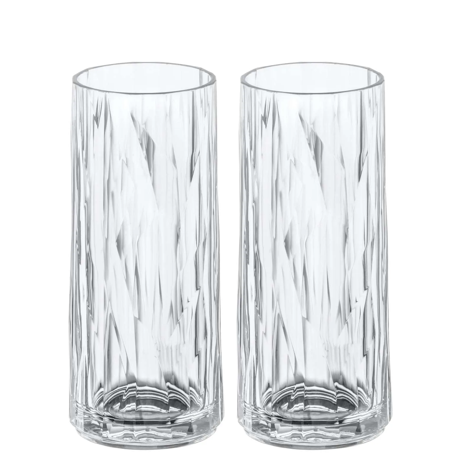 Longdrinkglas Koziol Club No. 3 250 ml Crystal Clear 2-pack