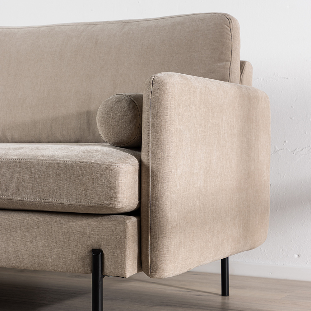 Antibes 2-seat sofa - Beige Fabric Beige
