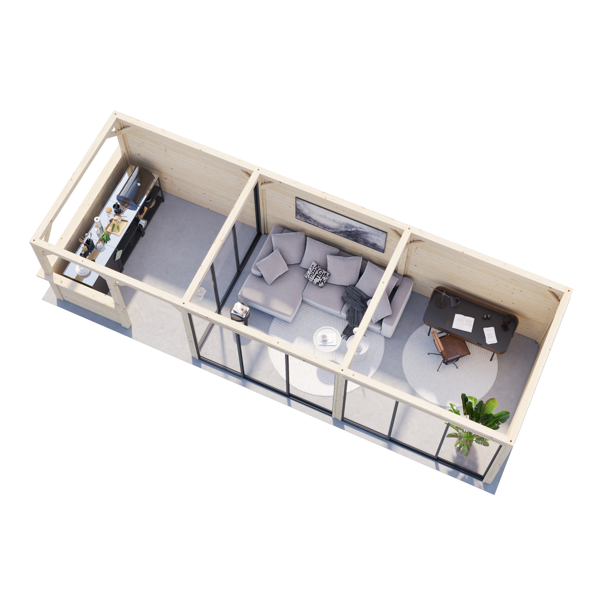 Uterum Palmako Bianca 24,9 m2 Set 519 Slide Plus