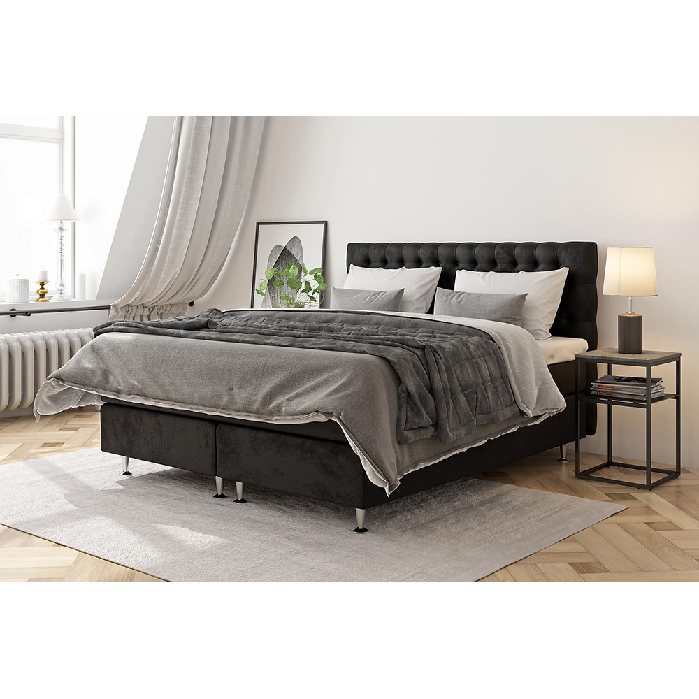 Kontinentalsäng Drömvik Celine 210x210 med Sänggavel