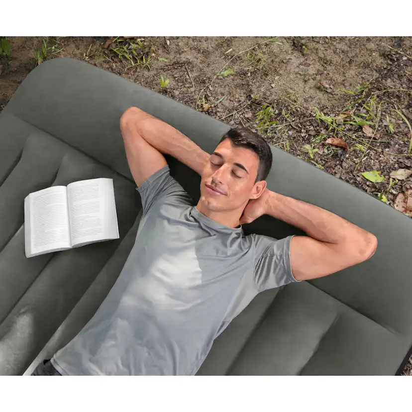 Uppblåsbar madrass Bestway Inbyggd Batteridriven Pump Tritech Airbed
