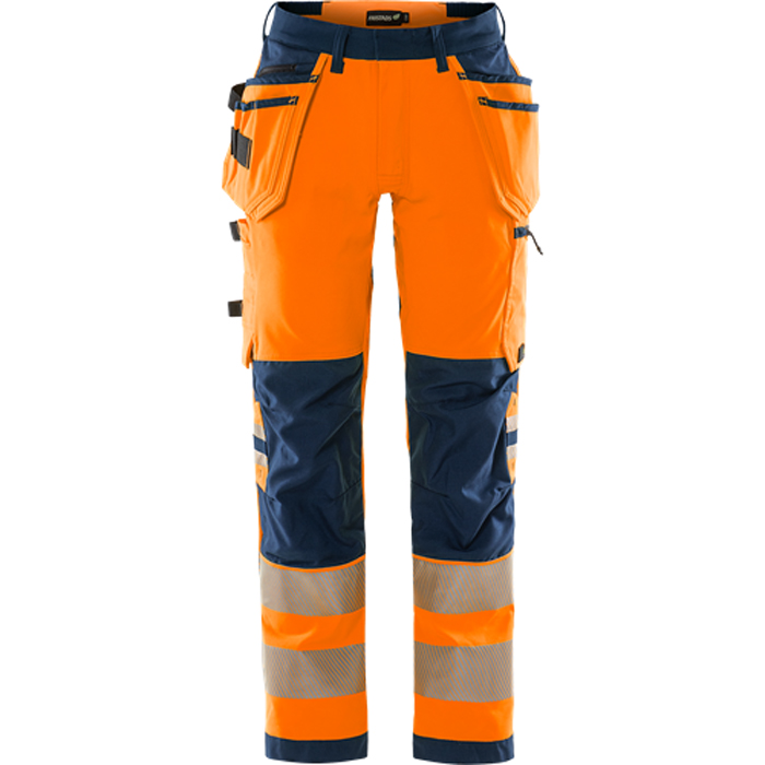 HANTVERKARBYXA KL 2 2644 GSTP Färg: Varselorange/Marinblå, Storlek: C50