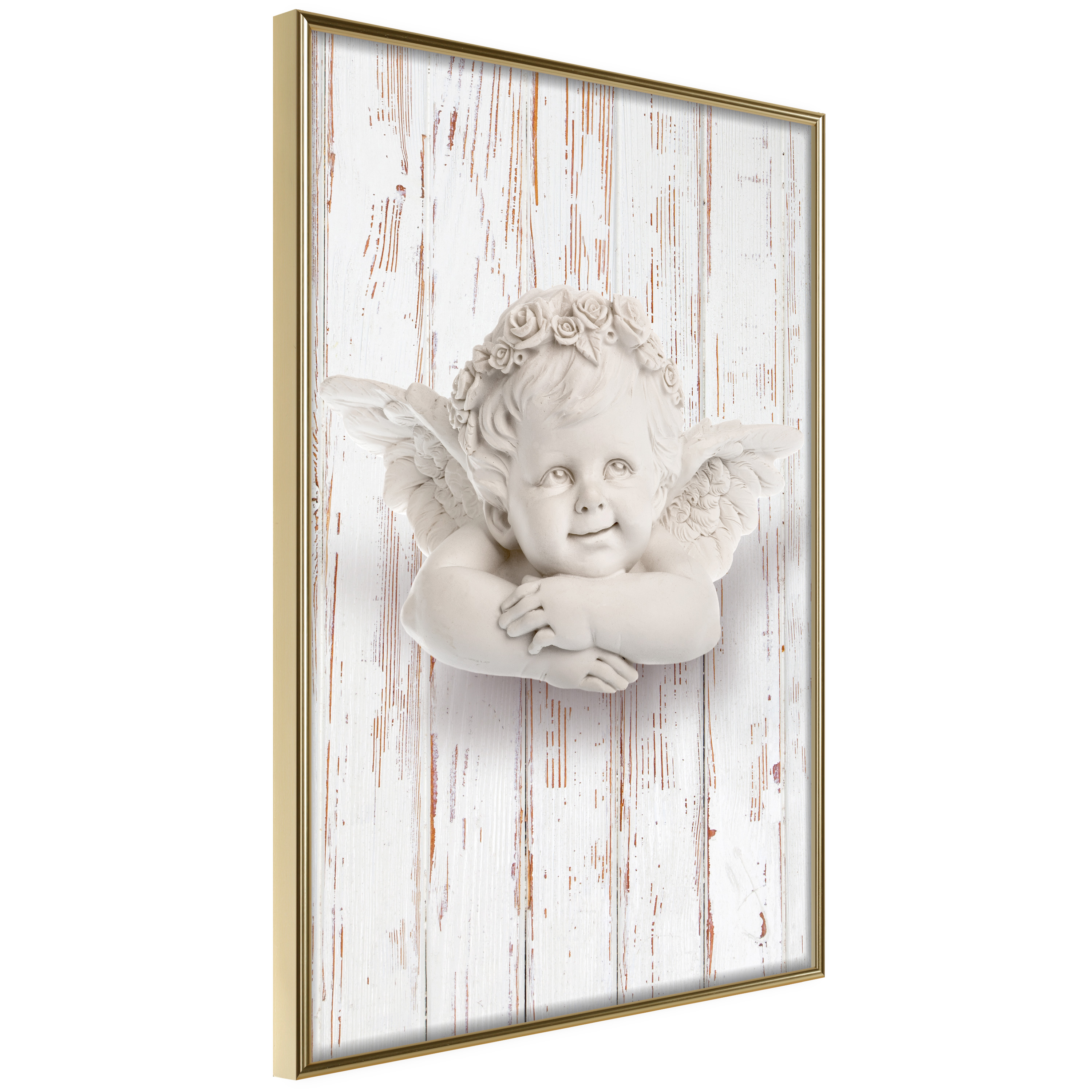 Affisch - Happy Dawn [Poster] 20x30 Guld ram, 20x30 cm
