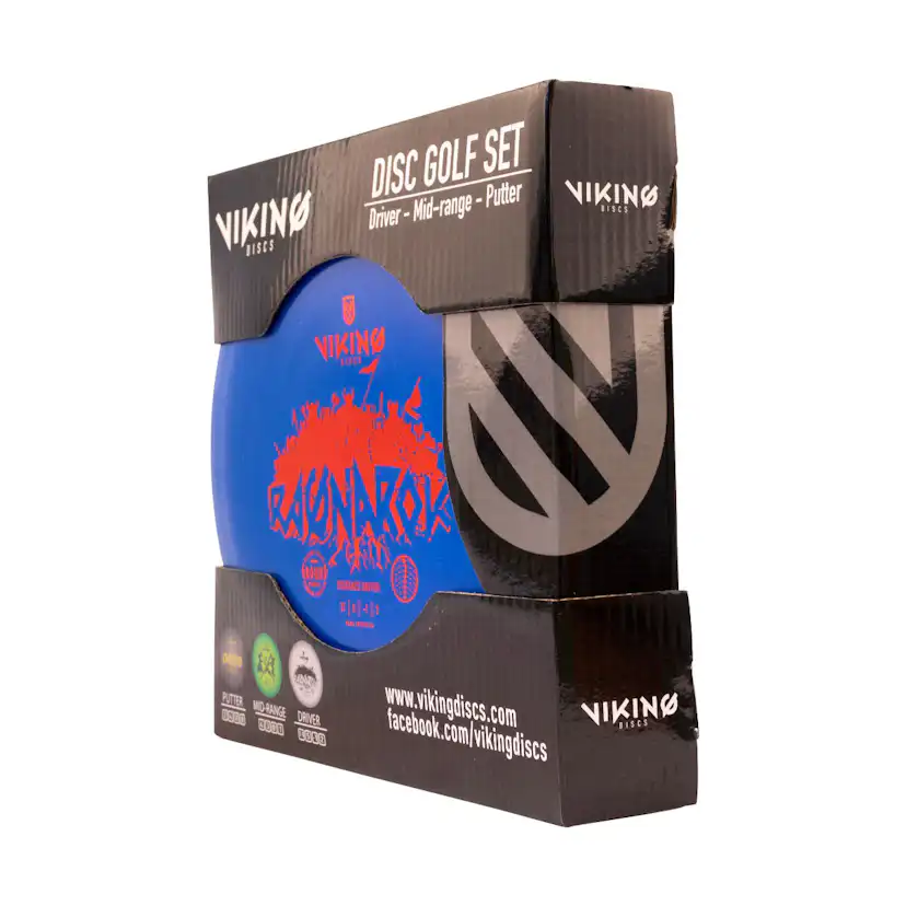 Sportutrustning Viking Discs Discover Frisbeegolfset med Korg