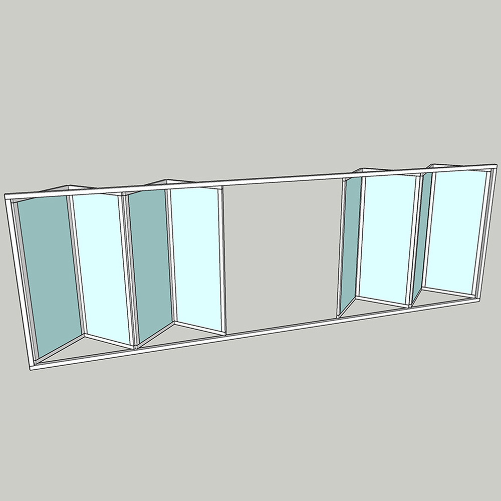 Vikparti Allvy Sunroom s75 3-Glas 8-Delad