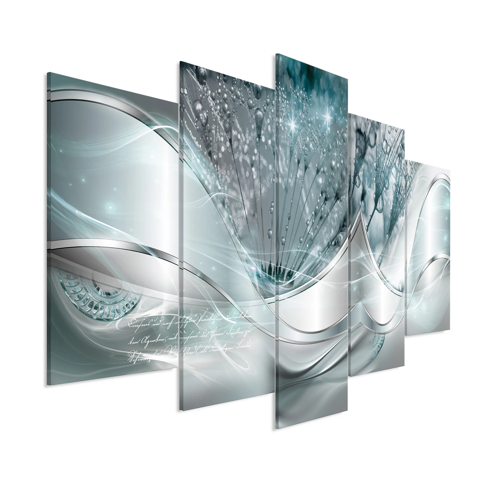 Silver/Blå