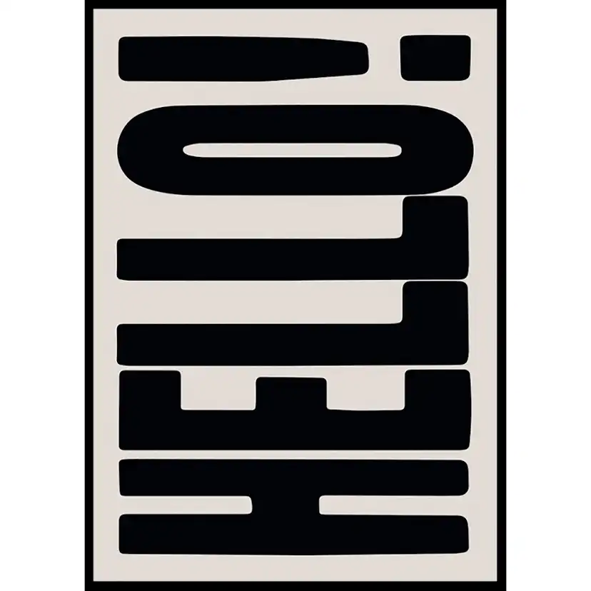 Poster Gallerix Hello!