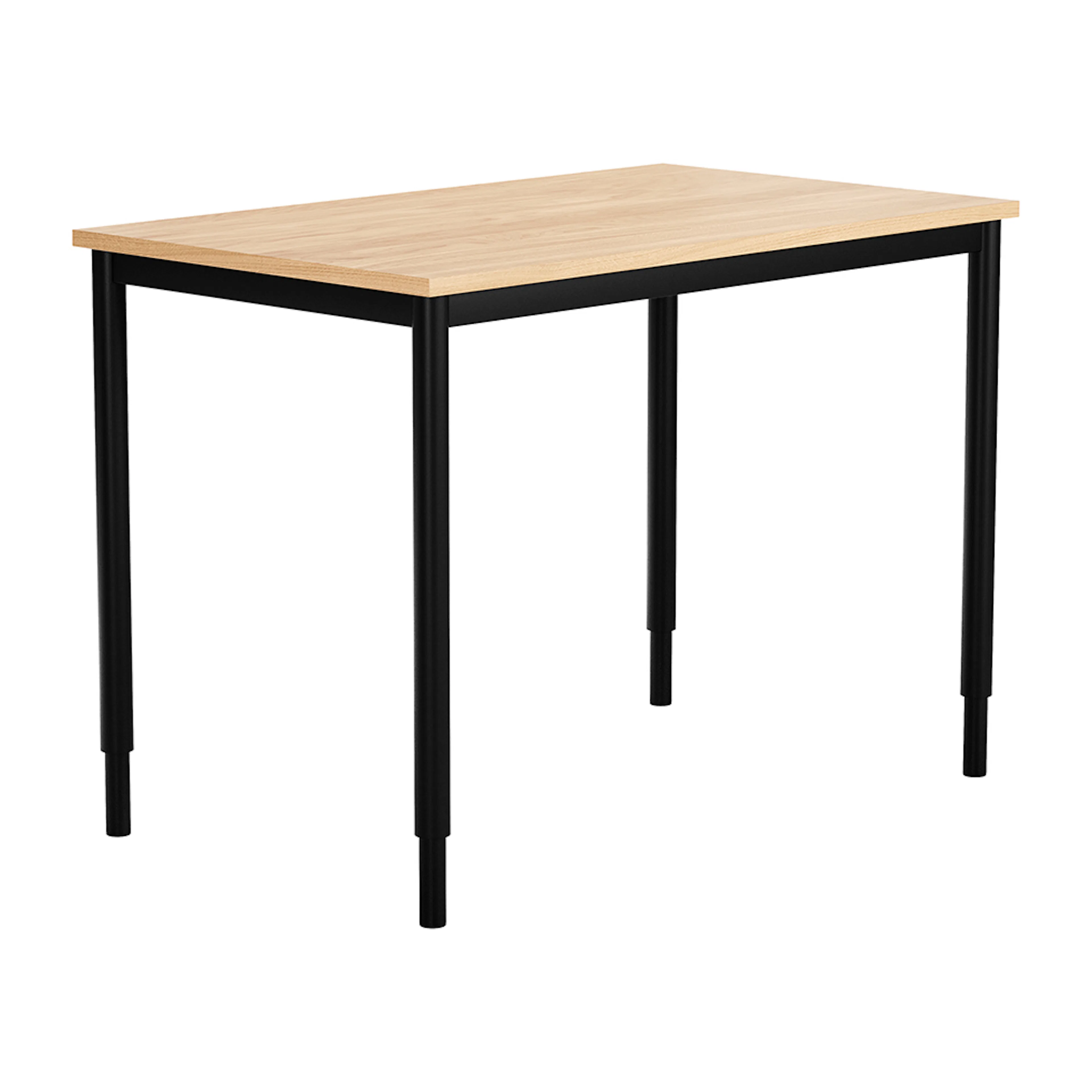 Maskinbord frist. 1000x600 eklaminat/svart Ek/Svart