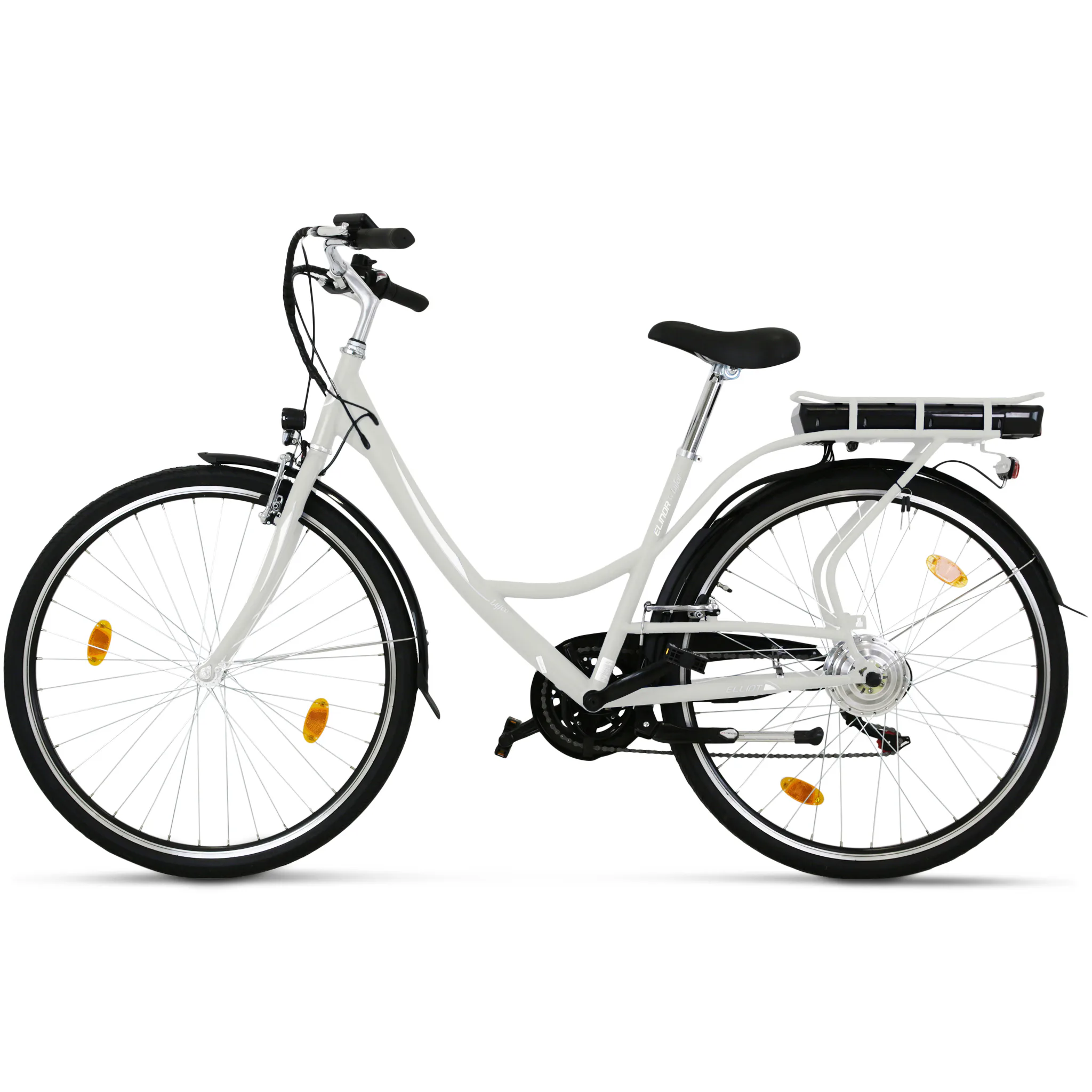 Elcykel Lyfco Dam 28" - Elinor 10,4 Ah Vit