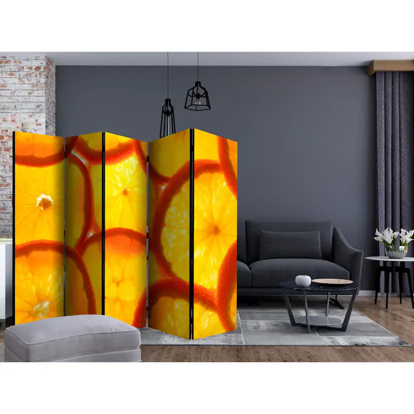 Rumsavdelare Arkiio Orange Slices II 225x172 cm