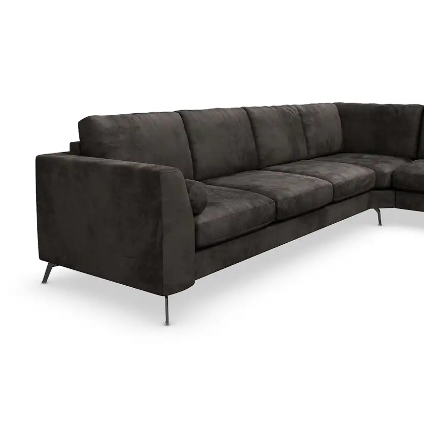 Hörnsoffa Scandinavian Choice Ocean Lyx Sammet