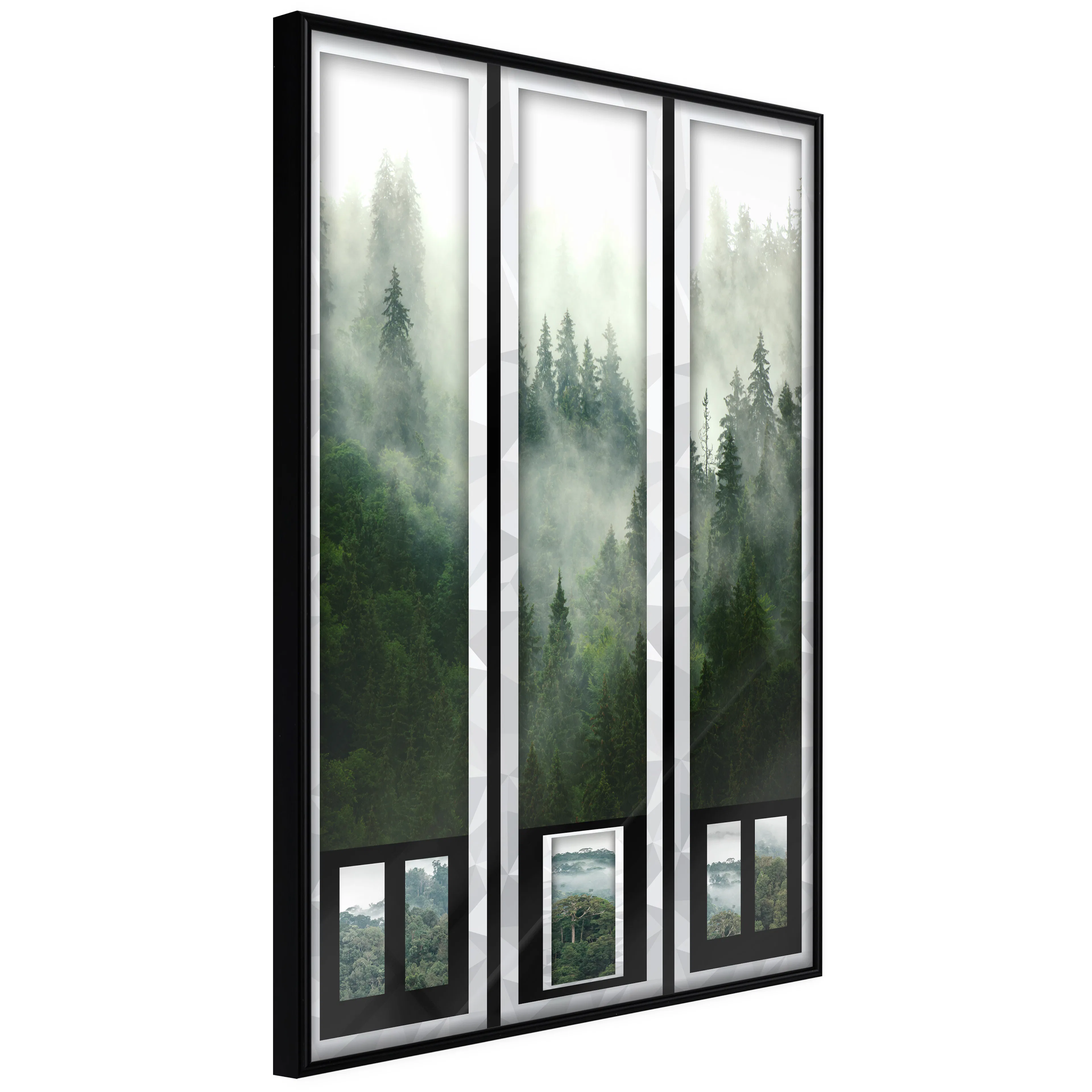 Affisch - Memories Cards [Poster] 40x60 Svart ram, 40x60 cm