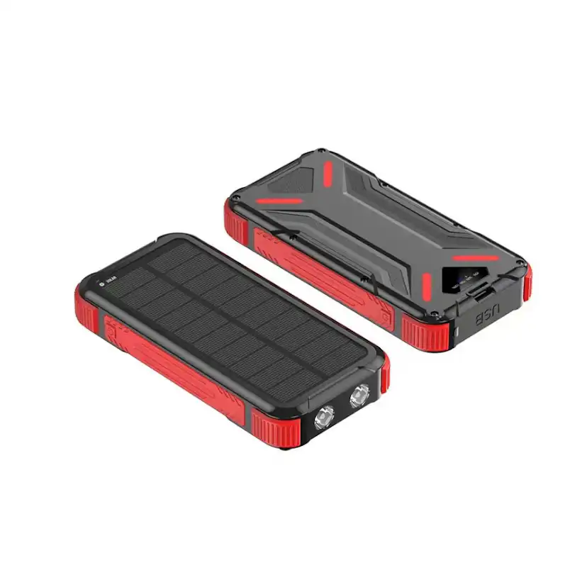 Powerbank Japcell Solcellsdriven Outdoor 20000 mAh Flexibel Laddning