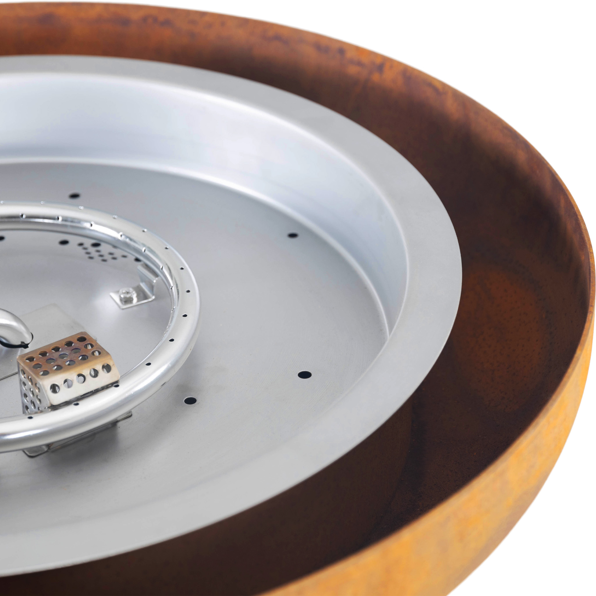 Eldstad Lyfco Cortenstål Gasoldriven Dorotea