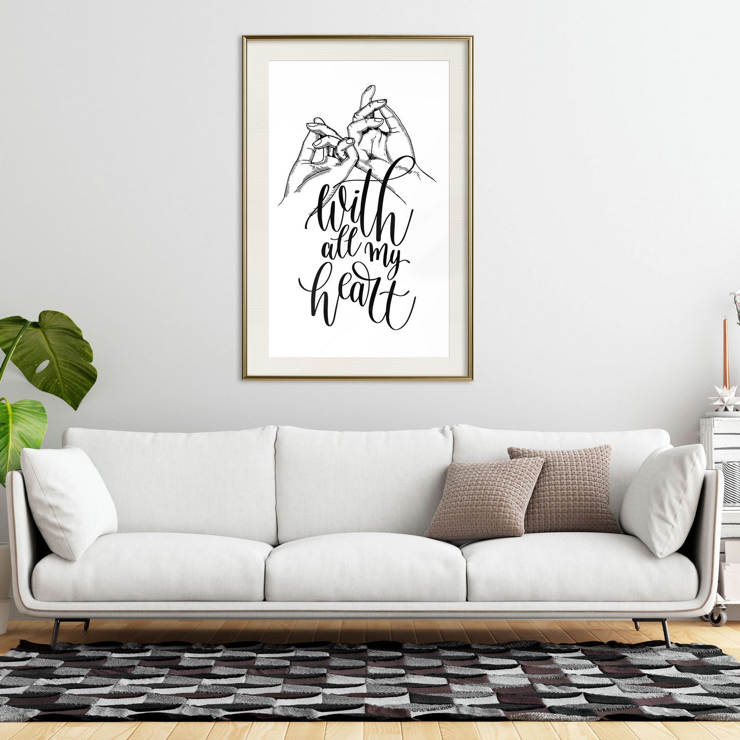 Poster Artgeist Affisch With All My Heart