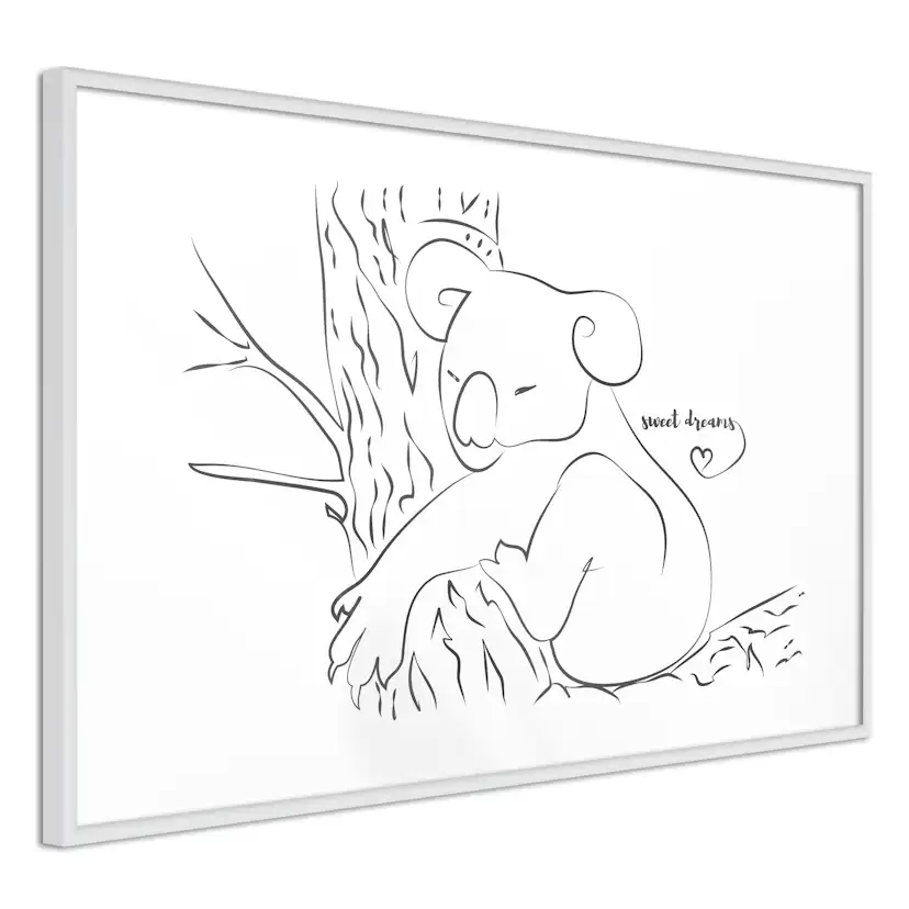 Poster Artgeist Affisch Sleepy Koala