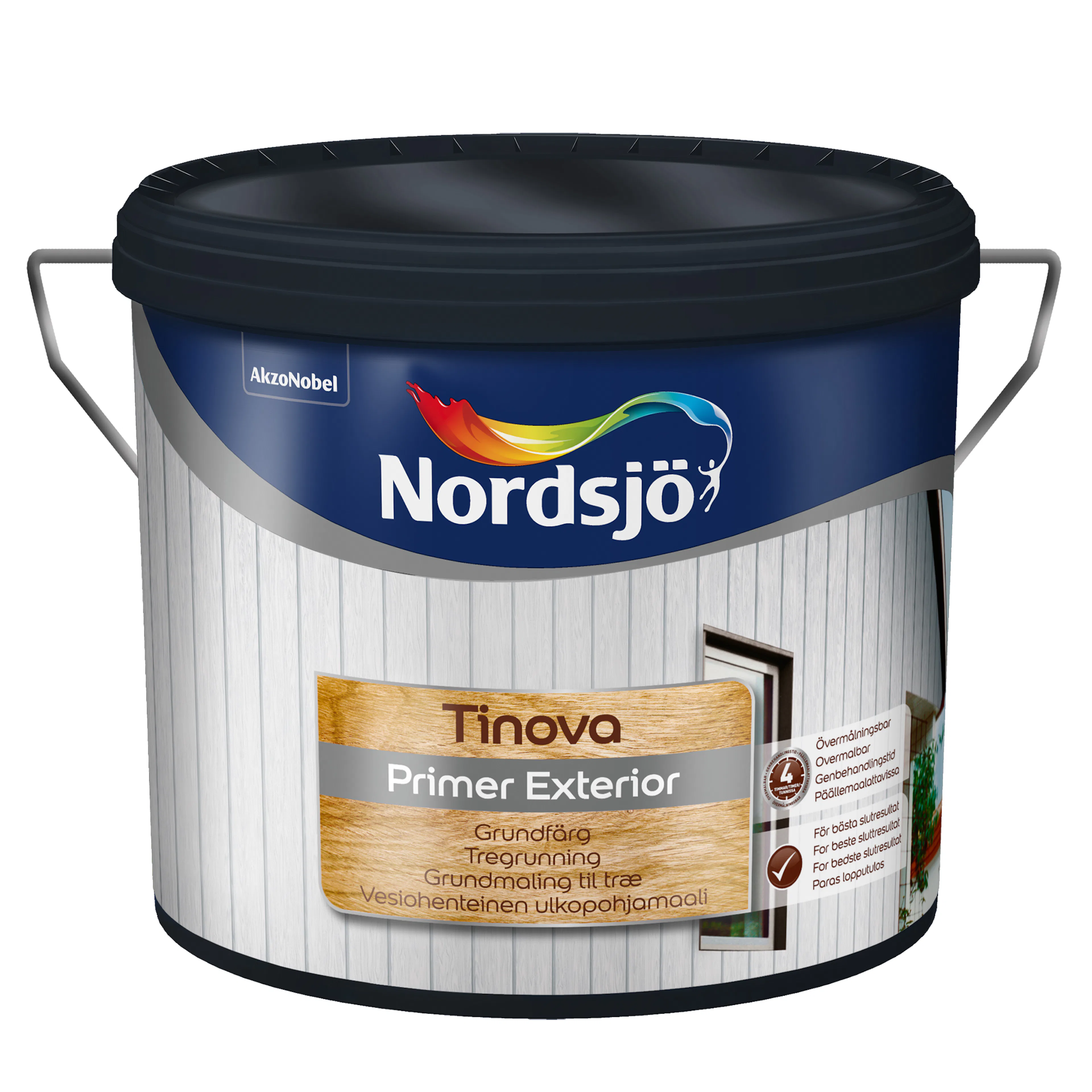 Grundfärg Nordsjö Tinova Primer Exterior Vit