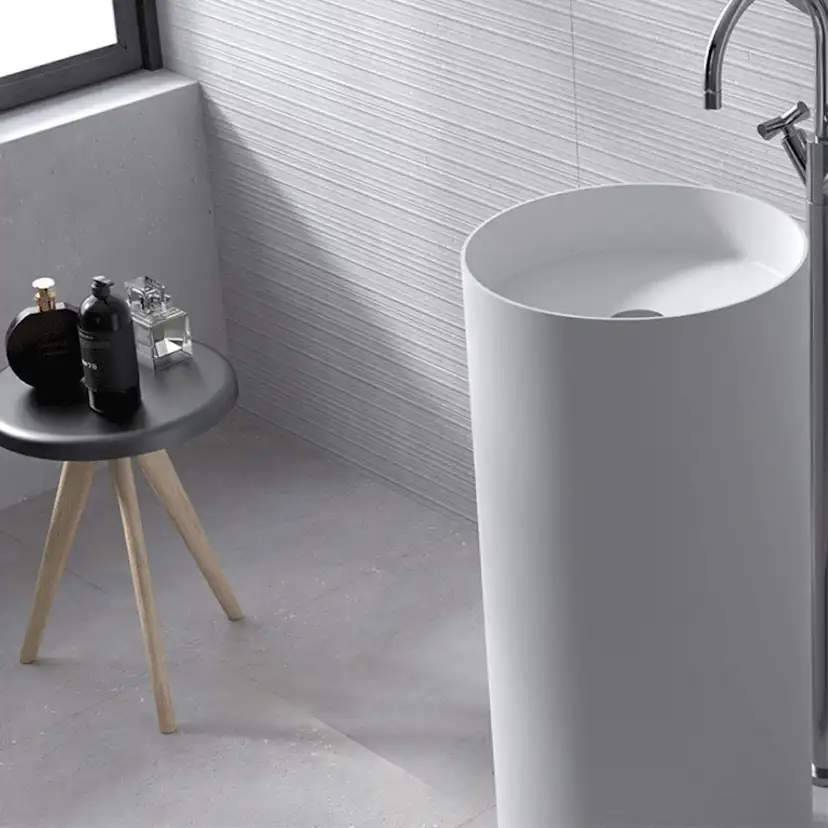 Golvstående Tvättställ Lavabo Como Ø390 mm