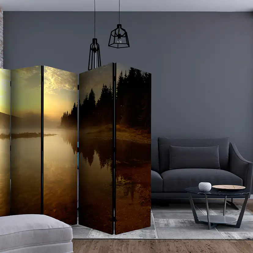 Rumsavdelare Skärmvägg Arkiio Forest And Lake II 225x172 cm