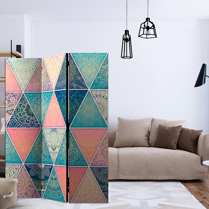 Rumsavdelare Arkiio Oriental Triangles 135x172 cm