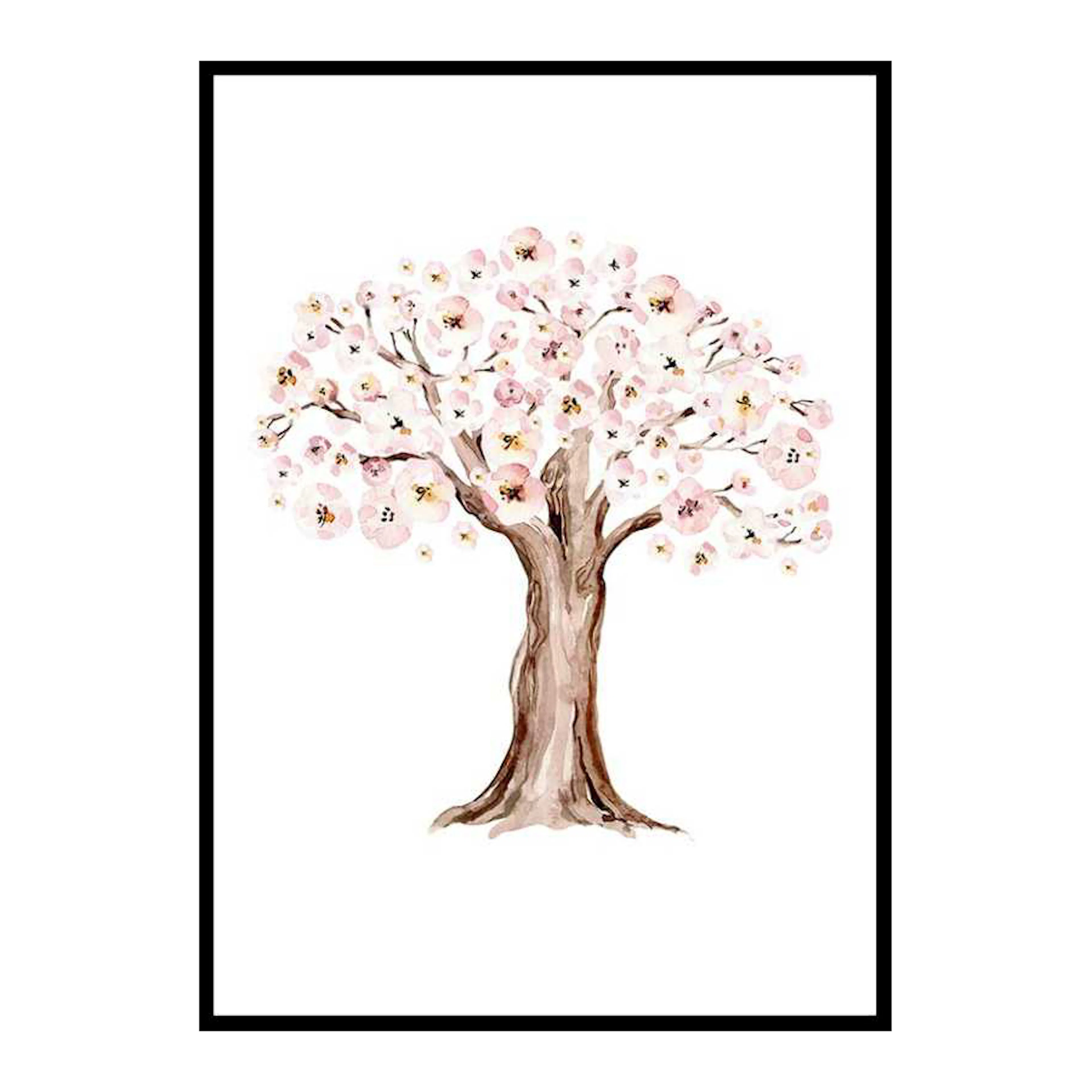 Painted Tree No2 50x70 cm