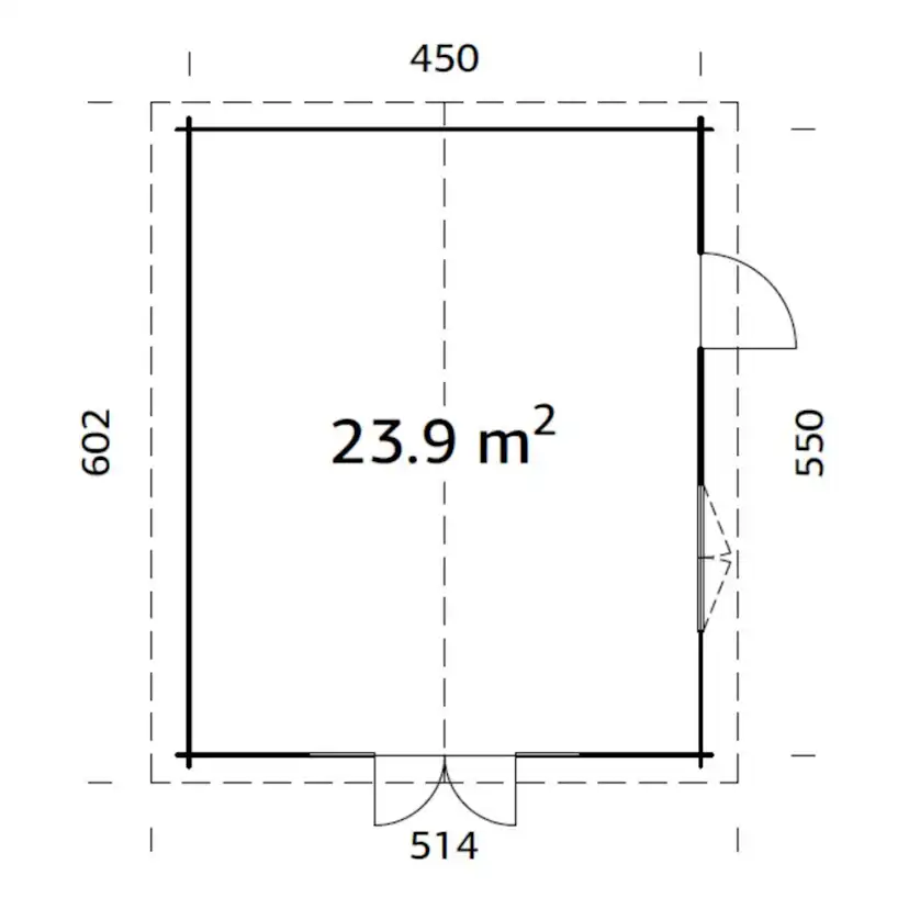 Stuga Palmako Irene 24,8 m2