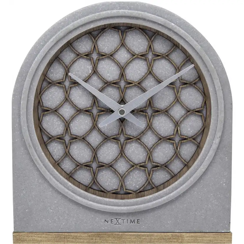Bordsklocka NeXtime Concrete Love Table