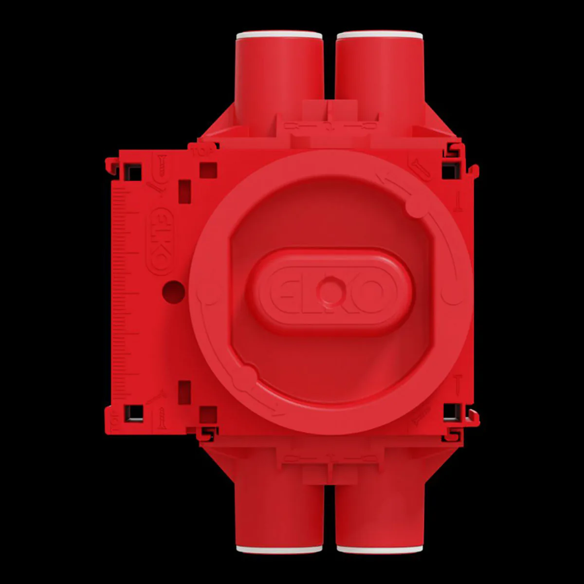Apparatdosa Elko Flexi+ Infälld med Större Volym och Regelfäste