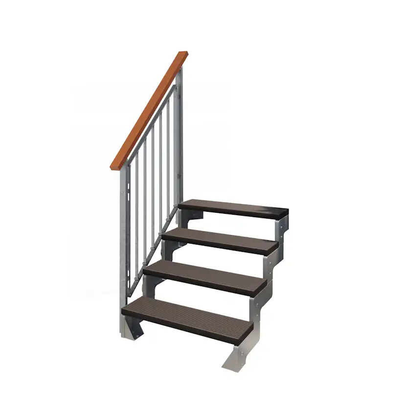 Trädgårdstrappa Dolle Gardentop Trimax med Nordic Räcke