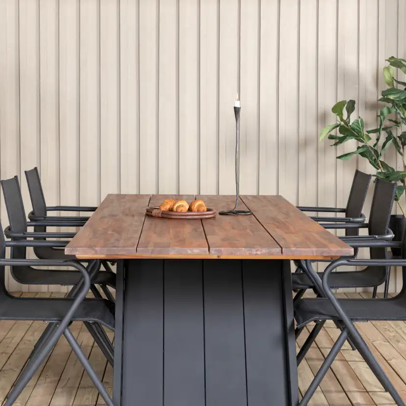 Matgrupp Venture Home Doni med 6 Anve Matstolar