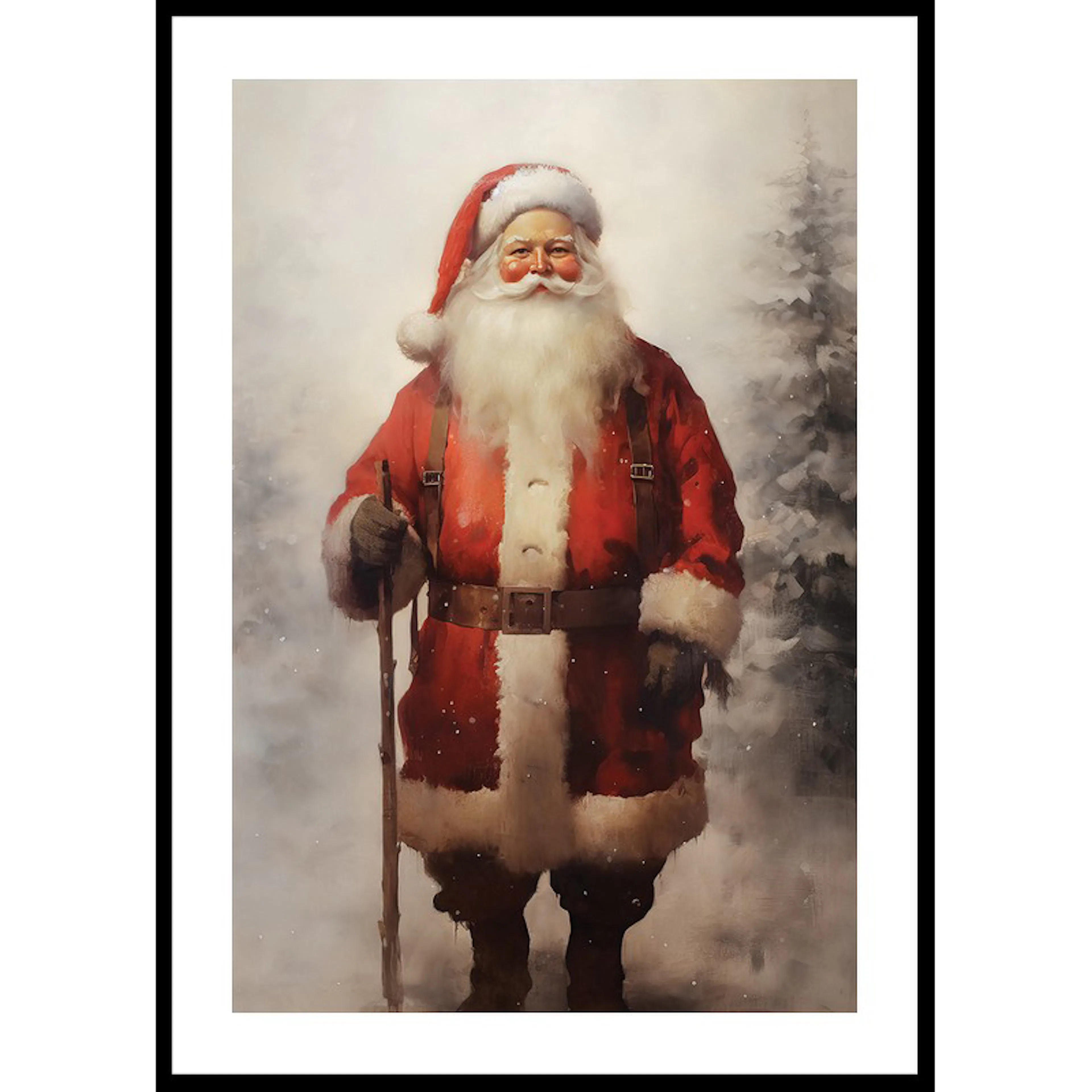 Poster Gallerix Merry Christmas From Santa Claus