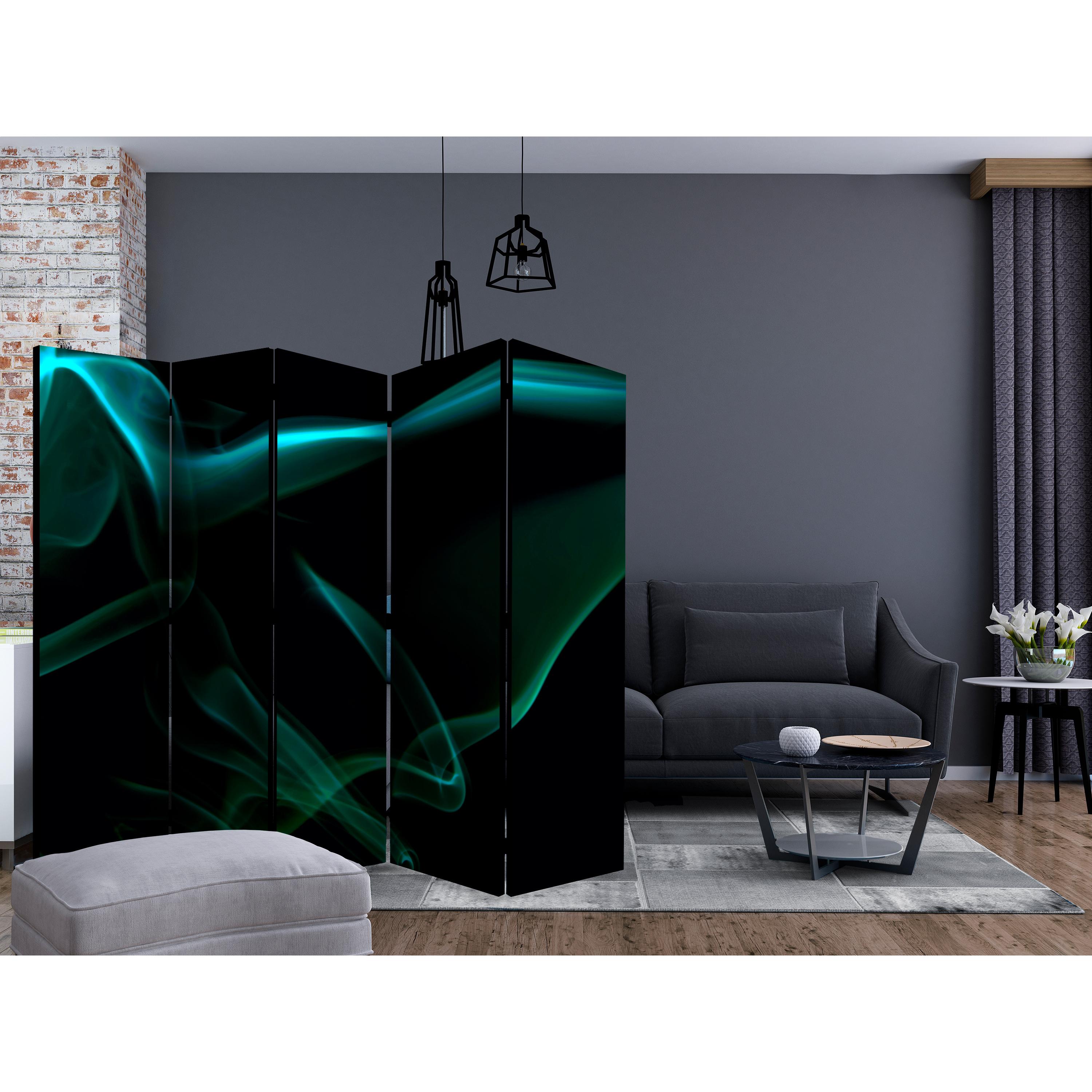 Rumsavdelare Arkiio Blue Smoke Waves II 225x172 cm