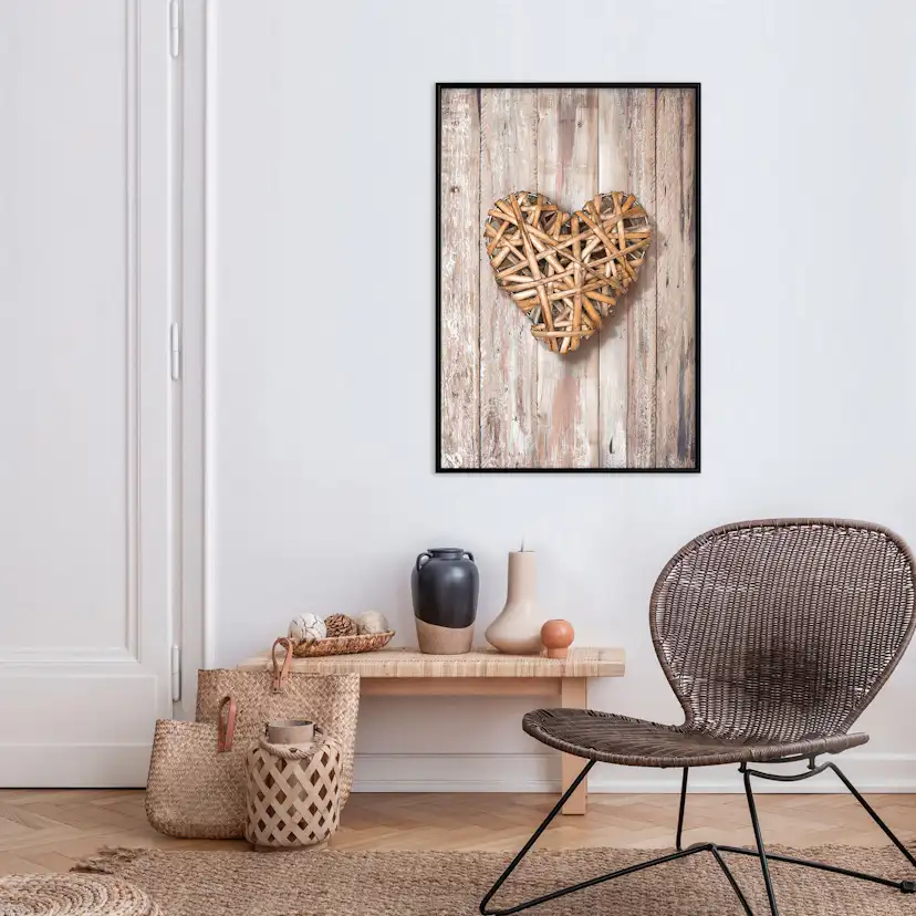 Poster Artgeist Affisch Hot Heart