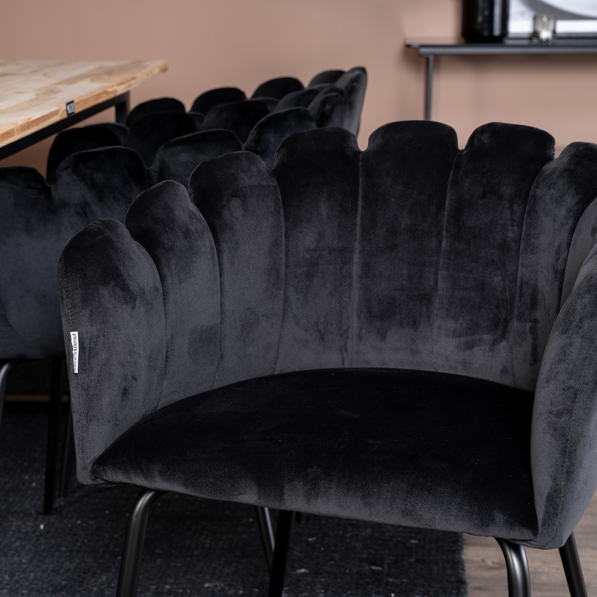 Matgrupp furniture/fashion Cornelia med 6 Limhamn Stolar
