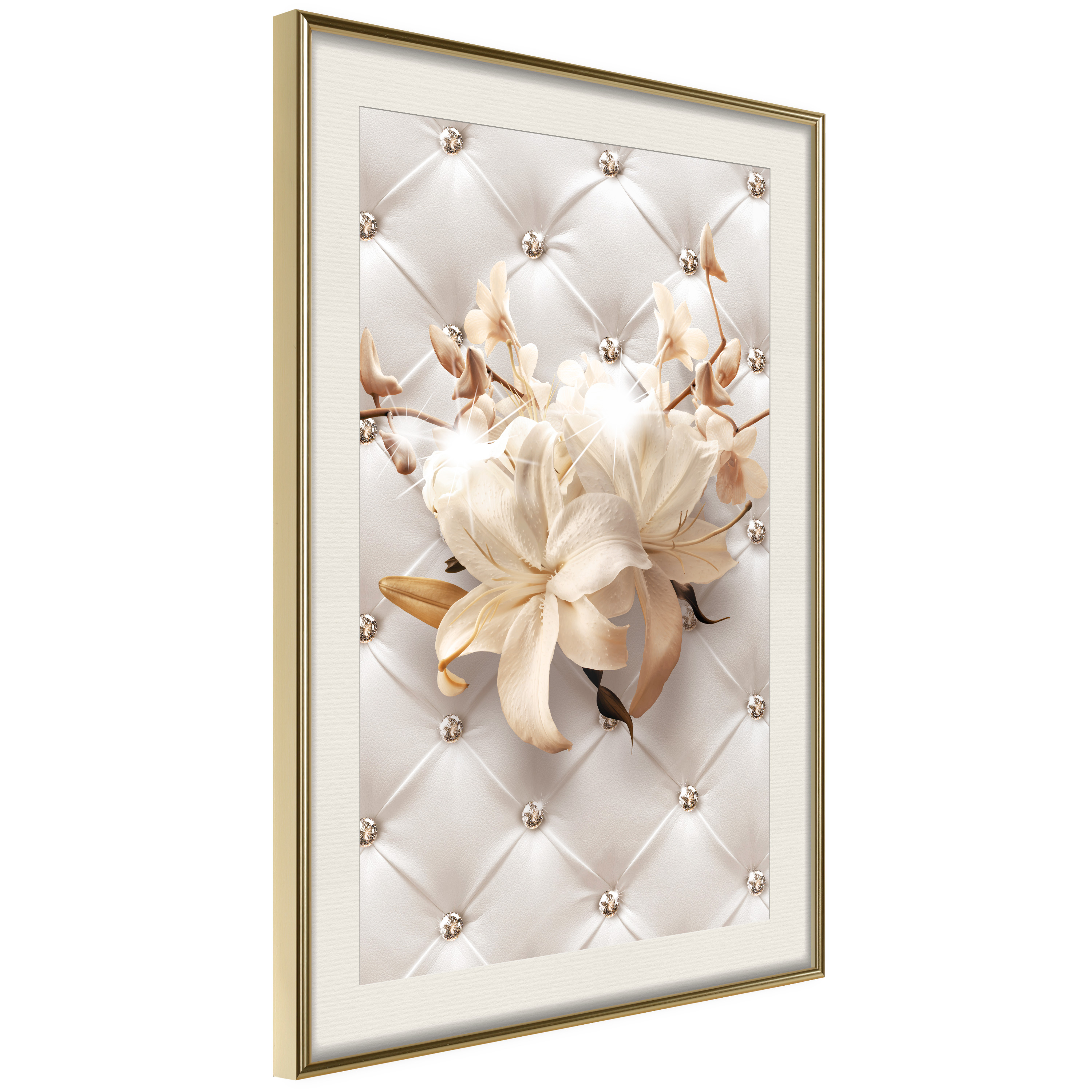 Poster Artgeist Affisch Diamond Lilies