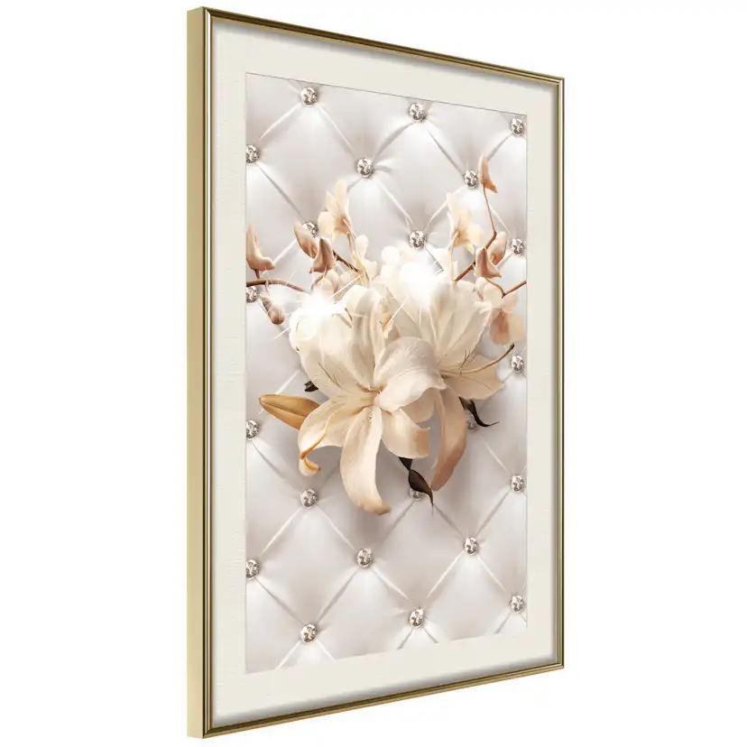 Poster Artgeist Affisch Diamond Lilies