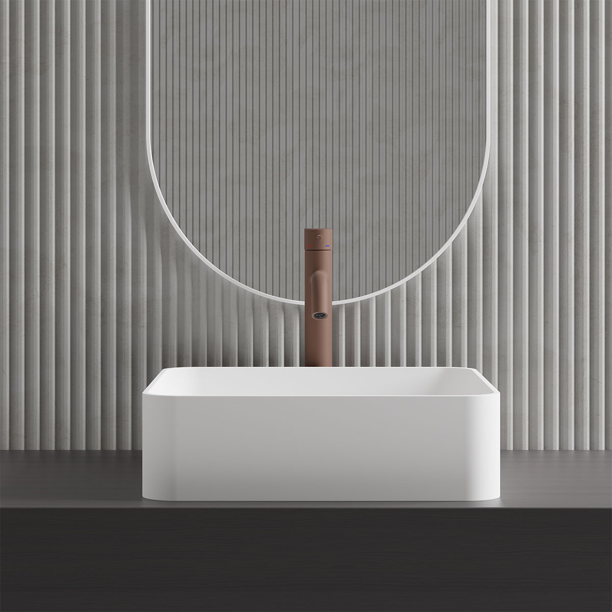 Tvättställ Scandtap Solid S1